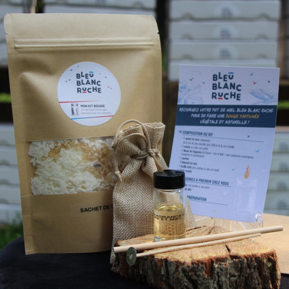Pack kit bougie + pot de miel
