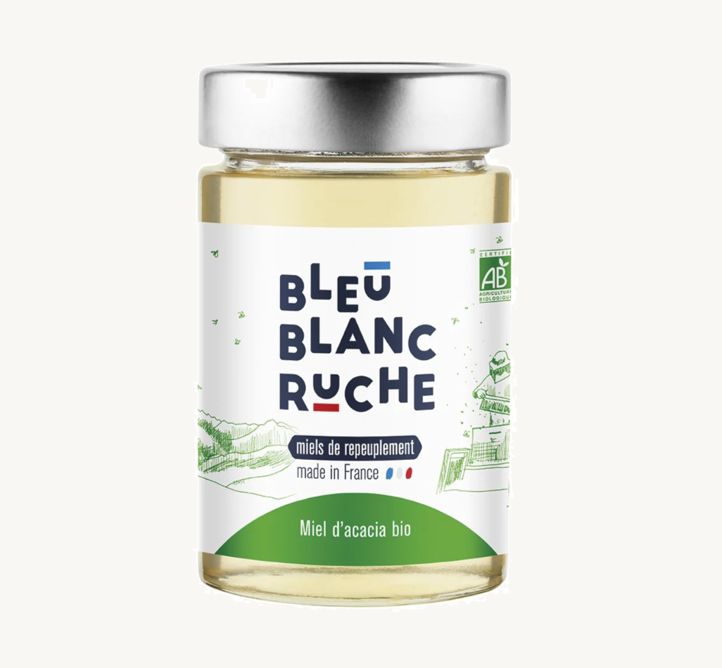 Miel d'acacia Bio (pot de 250 grammes)