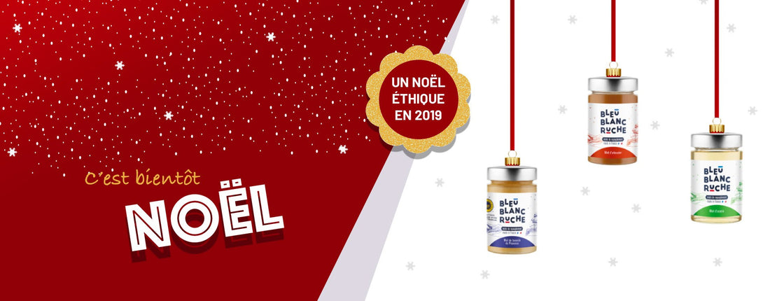UN NOËL ÉTHIQUE AVEC NOTRE MIEL DE REPEUPLEMENT ORIGINE FRANCE GARANTIE