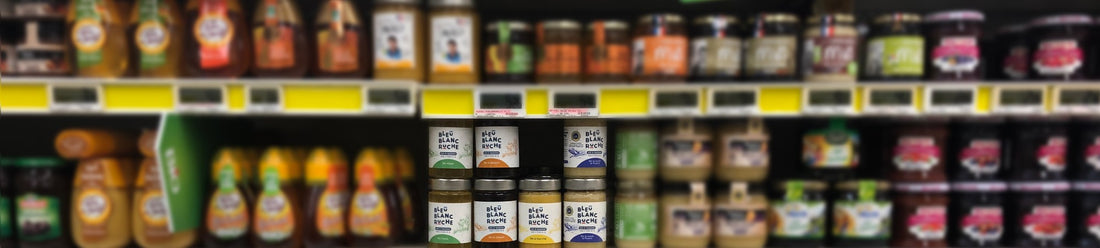 OÙ TROUVER NOS MIELS DE REPEUPLEMENT BLEU BLANC RUCHE EN MAGASIN?