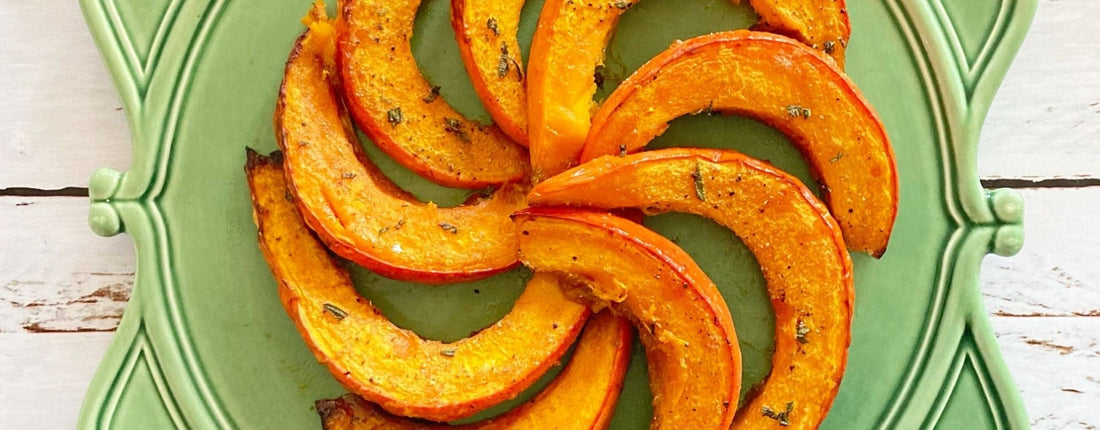 RECETTE DE POTIRON RÔTI AU MIEL D'ACACIA