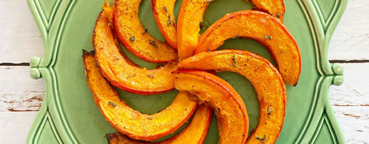 RECETTE DE POTIRON RÔTI AU MIEL D'ACACIA