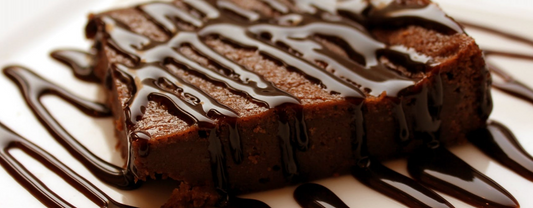 BROWNIE AU CHOCOLAT ET MIEL BLEU BLANC RUCHE
