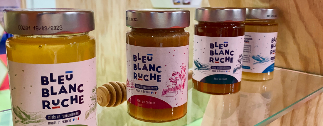 LES MIELS BLEU BLANC RUCHE OBTIENNENT DE DE NOUVEAU LE LABEL ORIGINE FRANCE GARANTIE