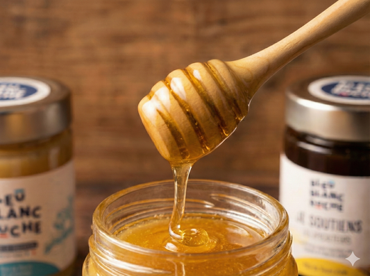 Cuillère à miel en bois