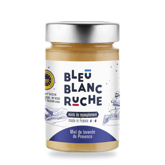 Pot de miel de lavande Bleu Blanc Ruche, 250 g