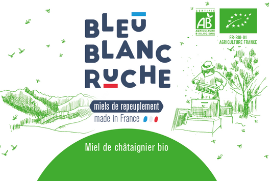 Seau de miel de repeuplement - Châtaignier BIO 5 Kg