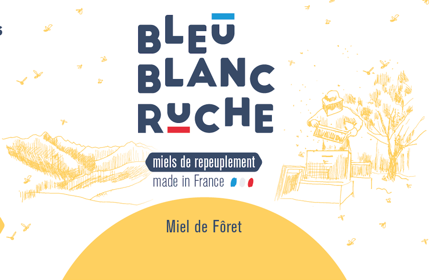 Seau de miel de repeuplement - Forêt 5 Kg